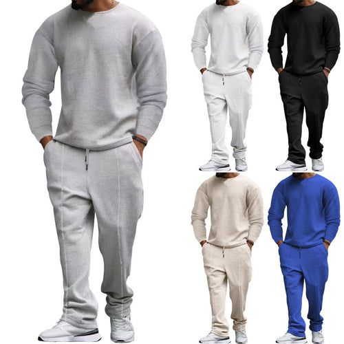 Men's Chic Casual Knit Suit