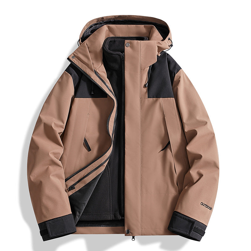Women Versatile Outdoor Jacket with Removable Fleece Inner Jacket and Waterproof Membrane Amarae