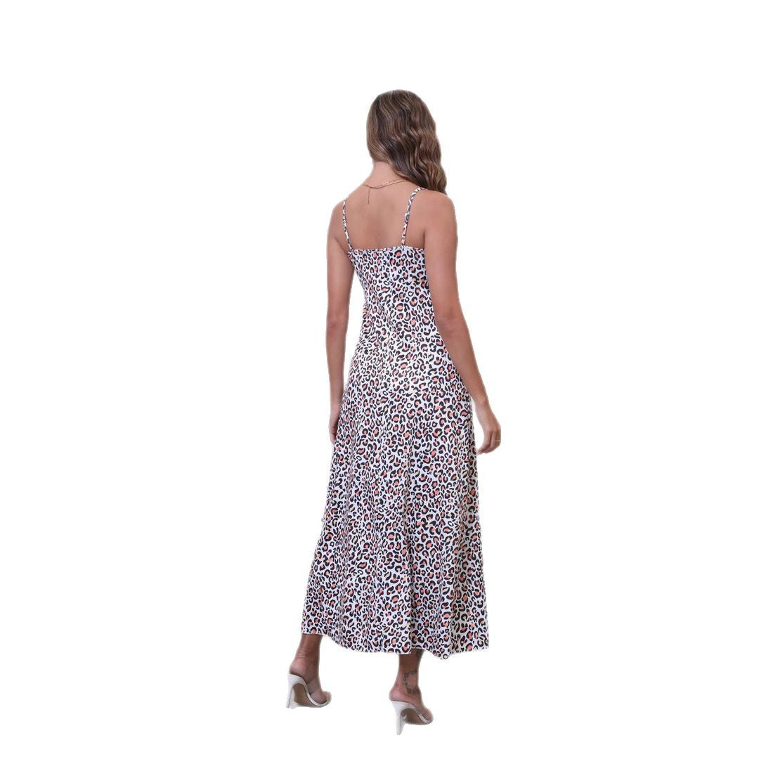 Elegant Maxi Slip Dress Lune London