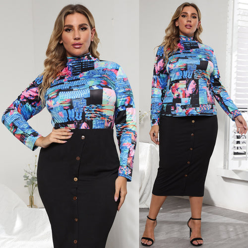 Elegant midi dresses for ladies with high collar Amarae