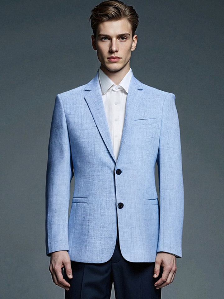 Modern Slim-Fit Blazer for men with textured surface Lune London