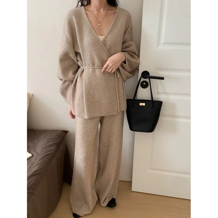 Veste enveloppante pour femmes avec coupe large et ceinture Chic & Stil