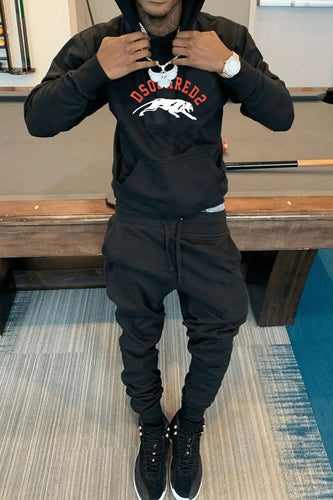 Men's sporty hoodie and jogging set with functional pockets Amarae