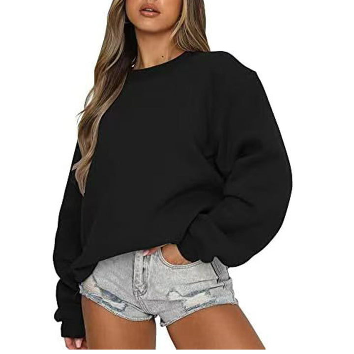 Ladies Oversized Sweatshirt with a relaxed fit and soft sleeves Lune London