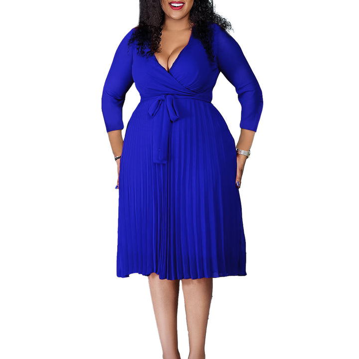 Wrap dress for women with elegant draping and fitted details Lune London