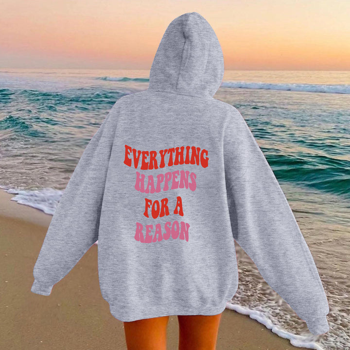 Women's hoodie with a unique motivational print and comfortable fit Chic & Stil