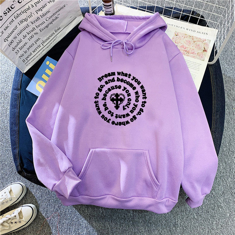 Women's hoodie with inspiring motif Chic & Stil