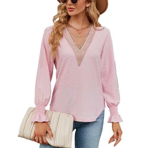 Loose shirt for women with a fine structure design Amarae