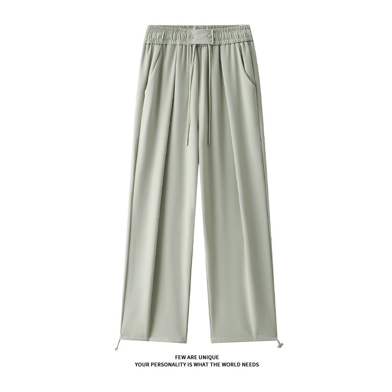 Loose leisure pants for women with elastic waist and adjustable drawstring Lune London