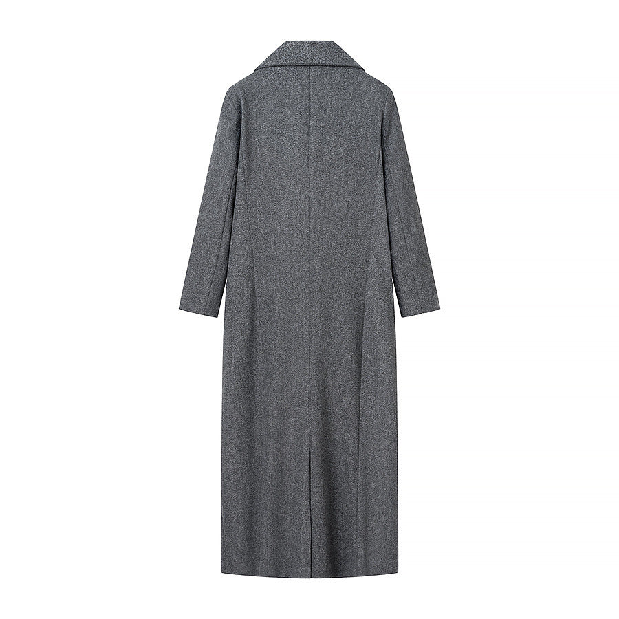 Elegant winter coat for women with high collar and practical pockets Amarae