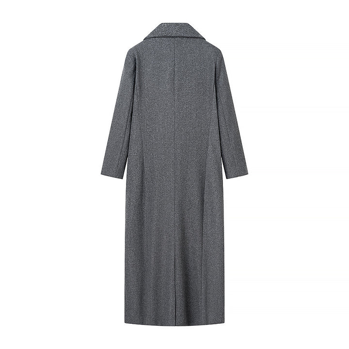 Elegant winter coat for women with high collar and practical pockets Amarae