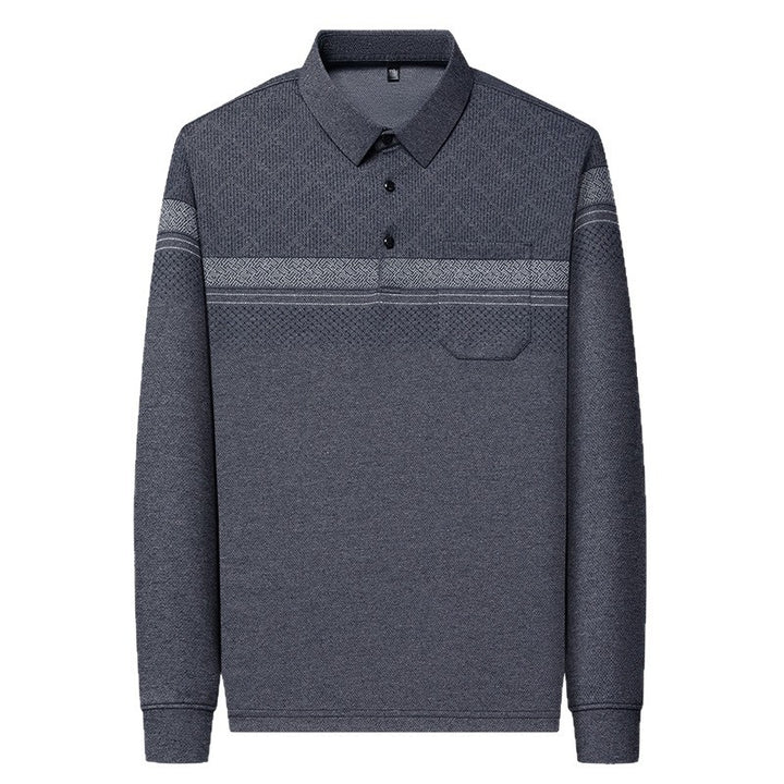 Men's Long Sleeve Polo with Structured Design Lune London