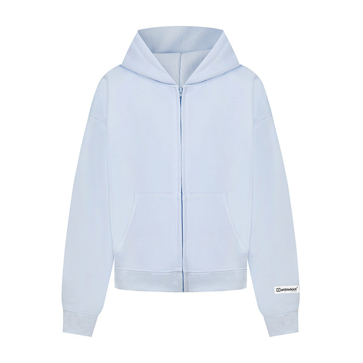 Women’s hoodie sweat jacket with full zip, kangaroo pocket and relaxed fit Amarae