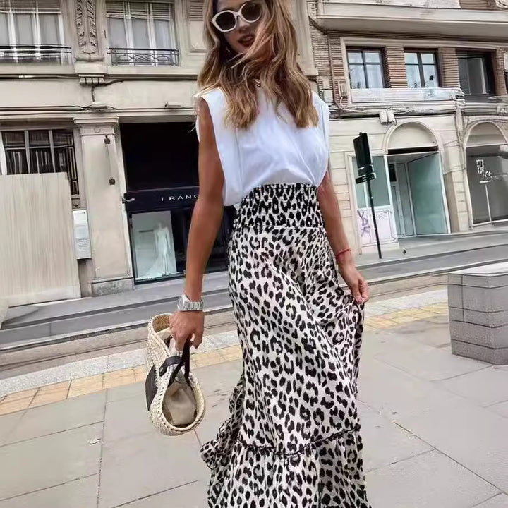 Ladies Elegant Chic Maxi Skirt