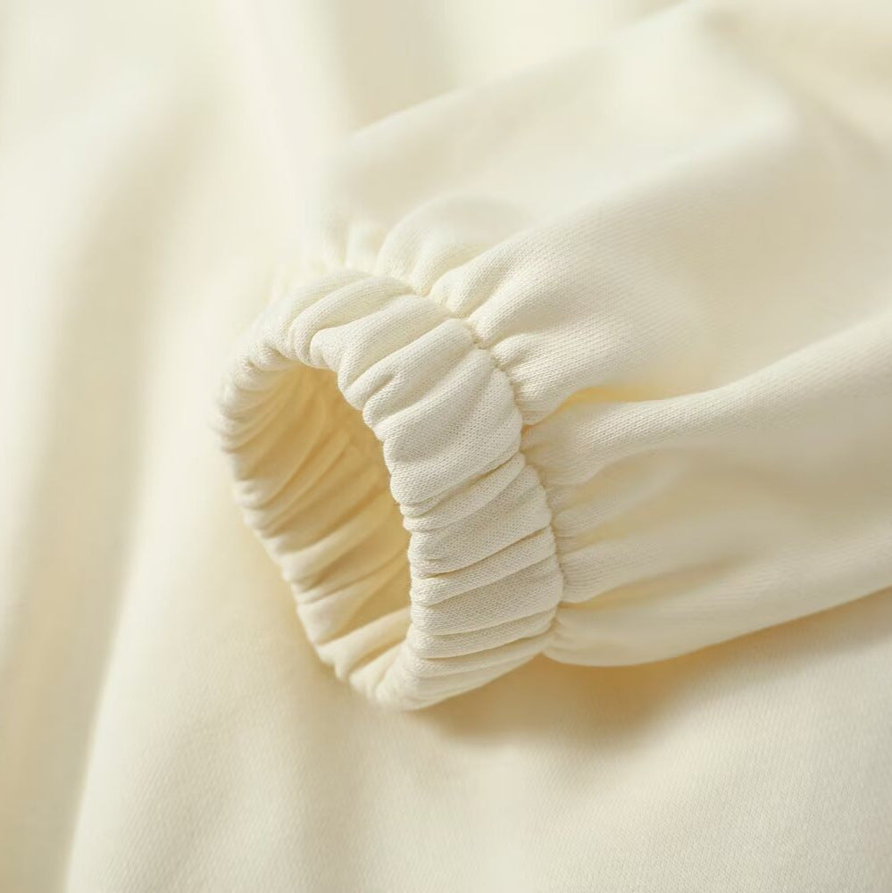 Women’s oversized pullover with half zip stand collar, elastic hem, and drop shoulders Amarae