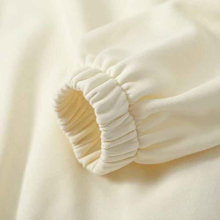 Women’s oversized pullover with half zip stand collar, elastic hem, and drop shoulders Amarae