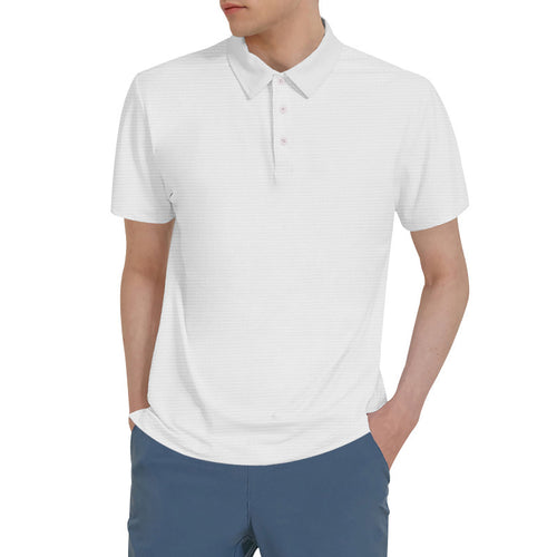 Men's polo shirt made of breathable material with Amarae structure
