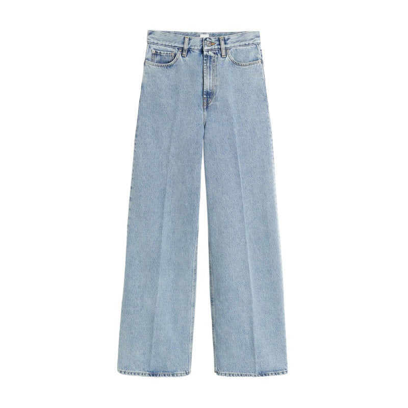 High-waisted jeans for women, loose fit Lune London