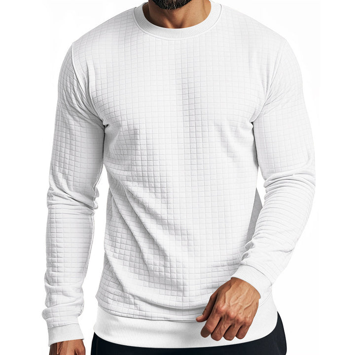Men's innovative sweatshirt with textured design Lune London