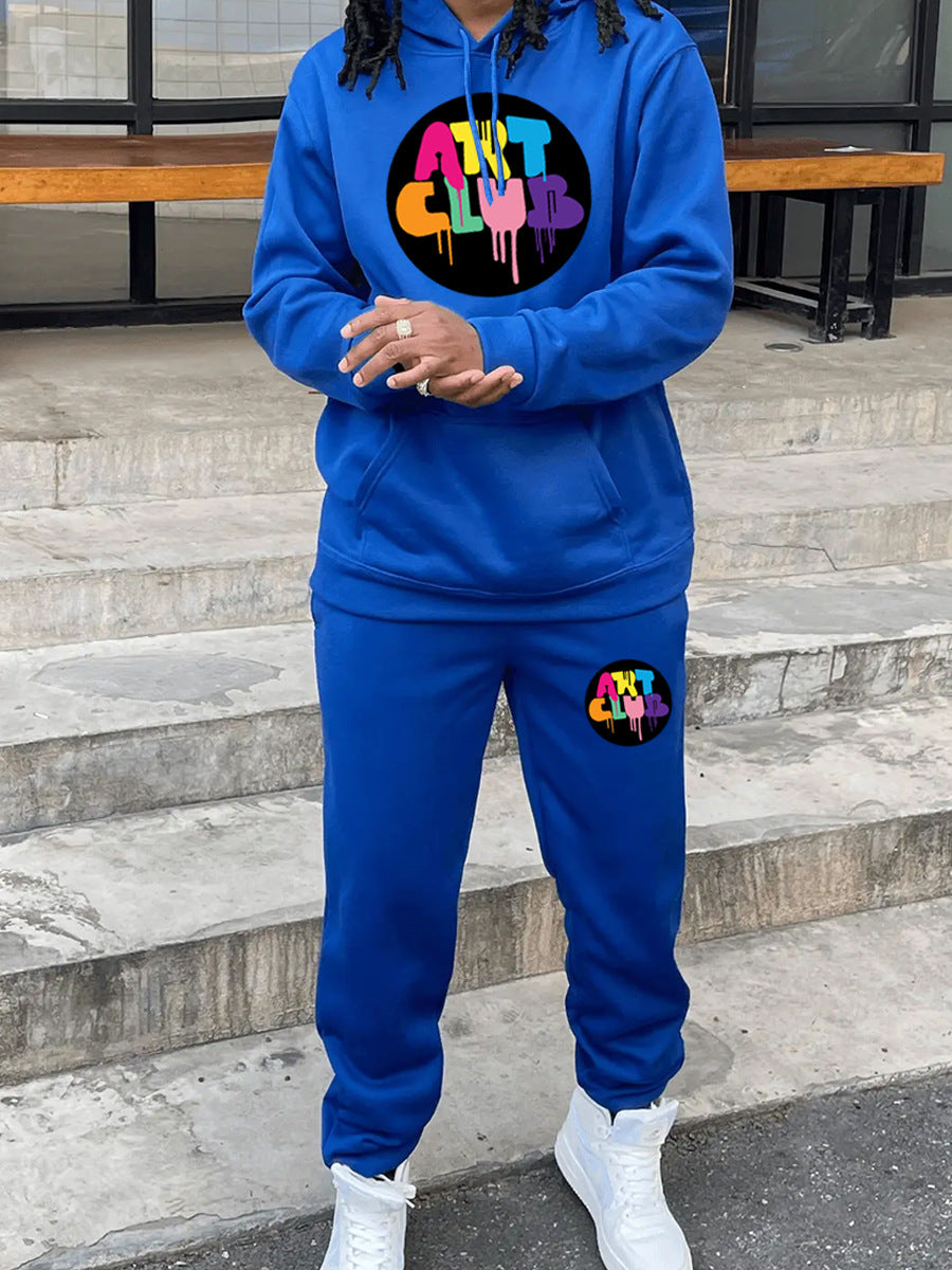 Women Sports Sweatshirt and Jogging Pants Set with Creative Print Details Lune London