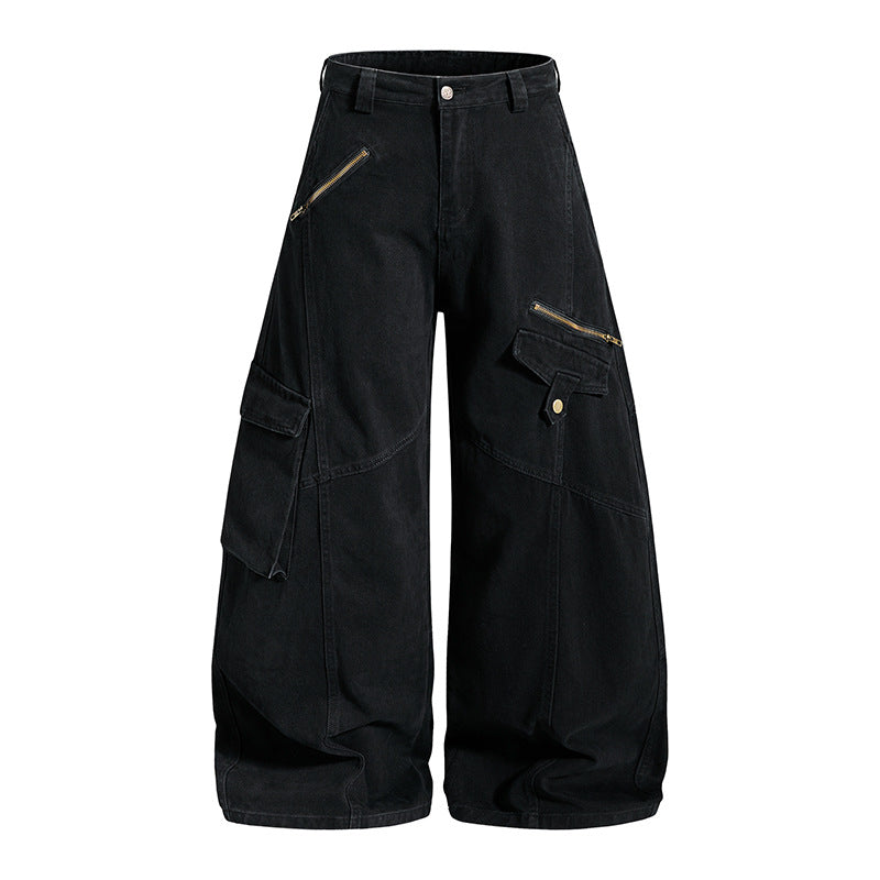 Women High-Cut Baggy Culotte with Multi-Cargo Pockets Amarae