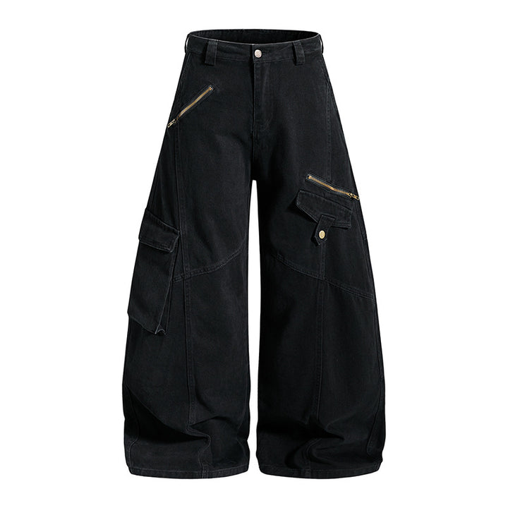 Women High-Cut Baggy Culotte with Multi-Cargo Pockets Amarae