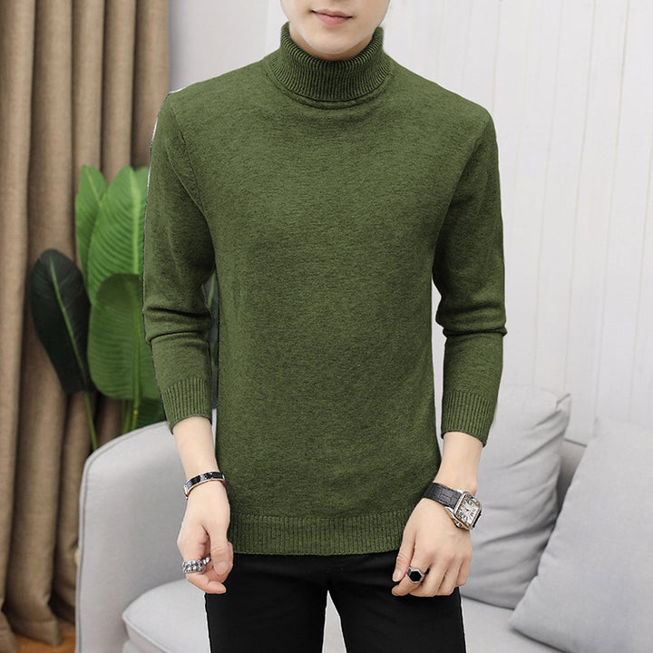Turtleneck sweater with a fine structure for men Lune London
