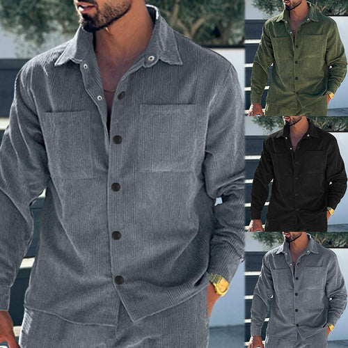 Amarae Casual Corduroy Jacket for Men