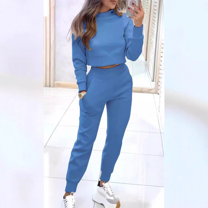 Lune London Women's High Neck Sweatshirt Set