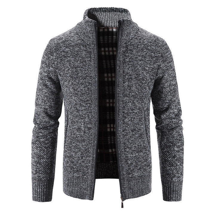 Men's Cardigan with Innovative Heat-Insulating Inner Lining Lune London