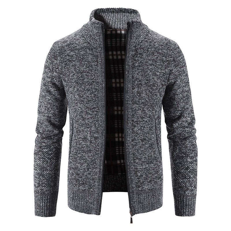 Men's Cardigan with Innovative Thermal Insulating Inner Lining Lune London