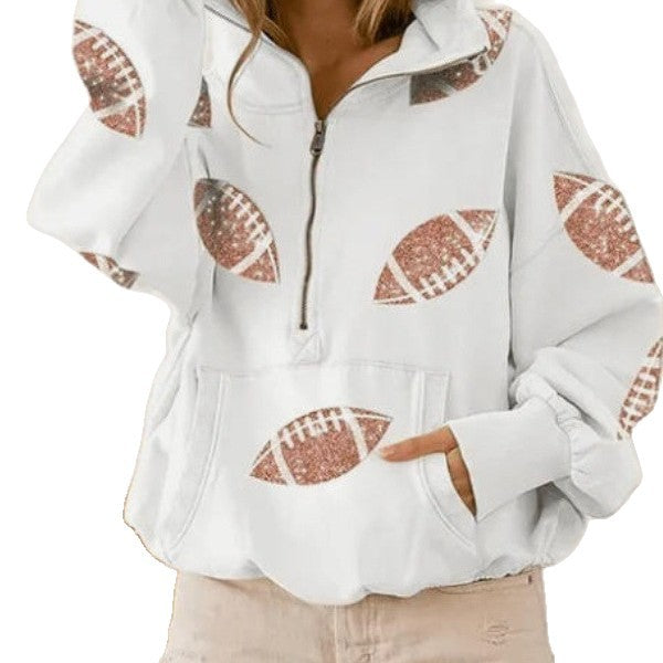 Ladies casual hoodie with sport-specific design Lune London