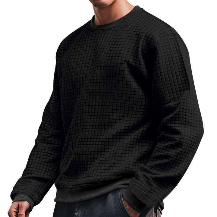 Men's innovative sweatshirt with textured design Lune London