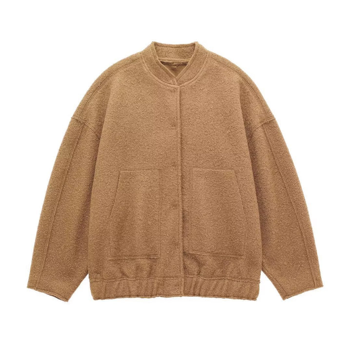 Casual oversized women's jacket with practical pockets Lune London