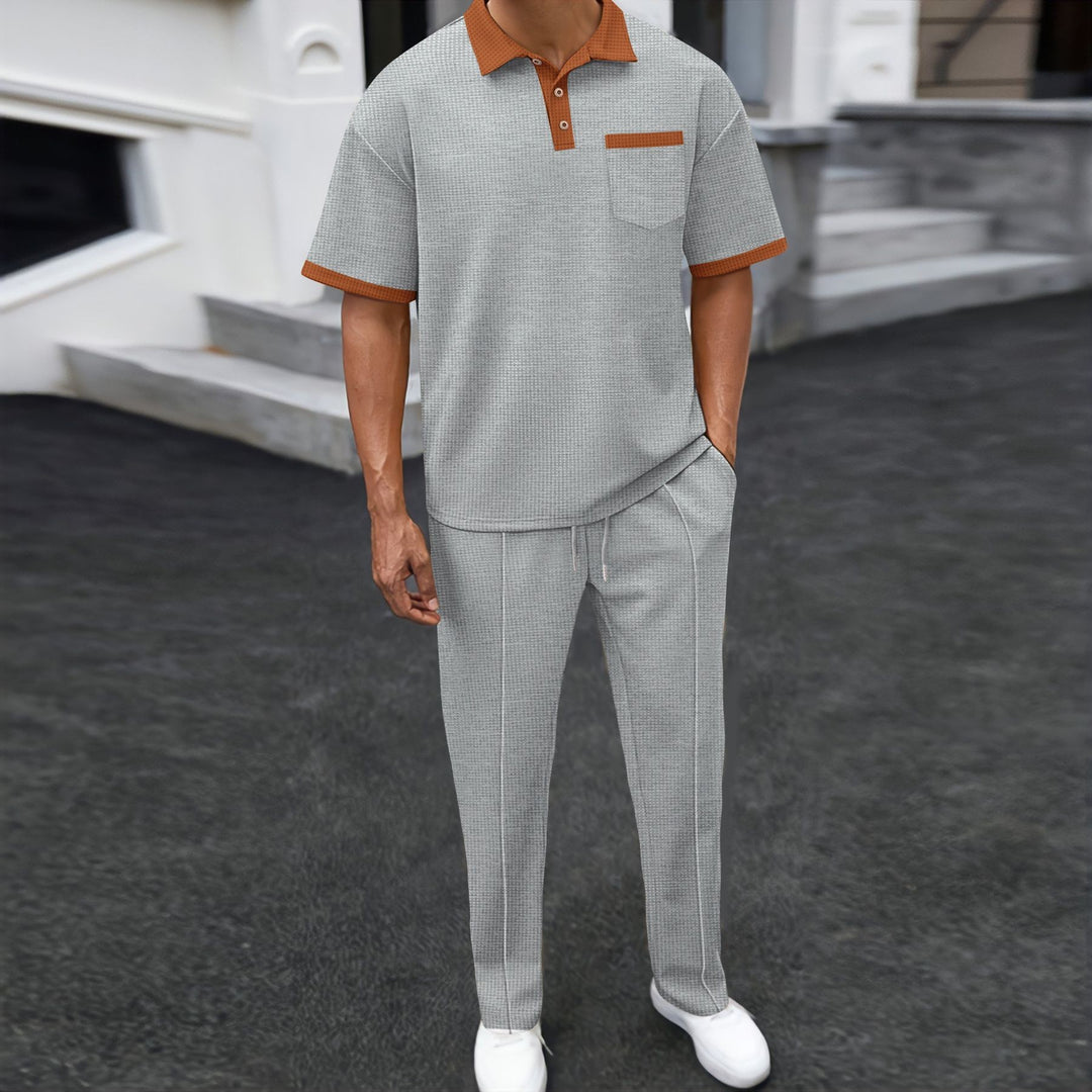 Casual men's outfit with breathable fabric and functional pockets Lune London