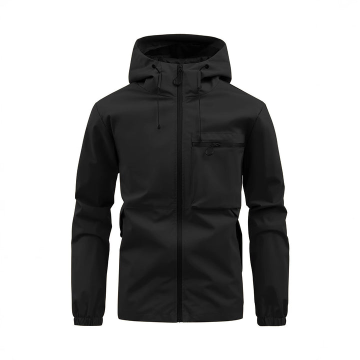 Waterproof leisure jacket for men with adjustable hood Amarae