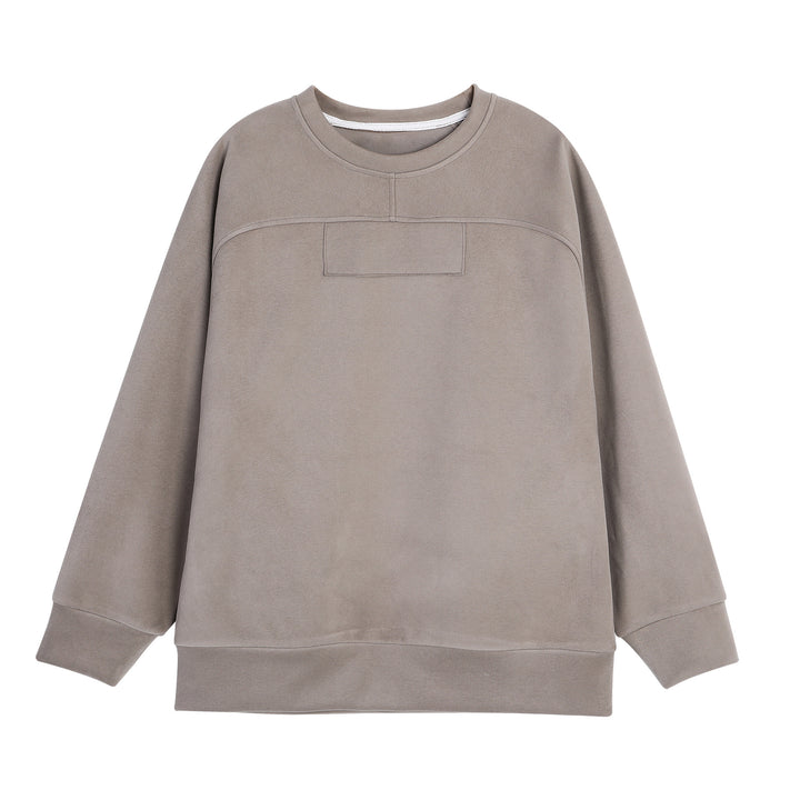 Oversized sweatshirt for women with soft fleece lining and quilted design Lune London