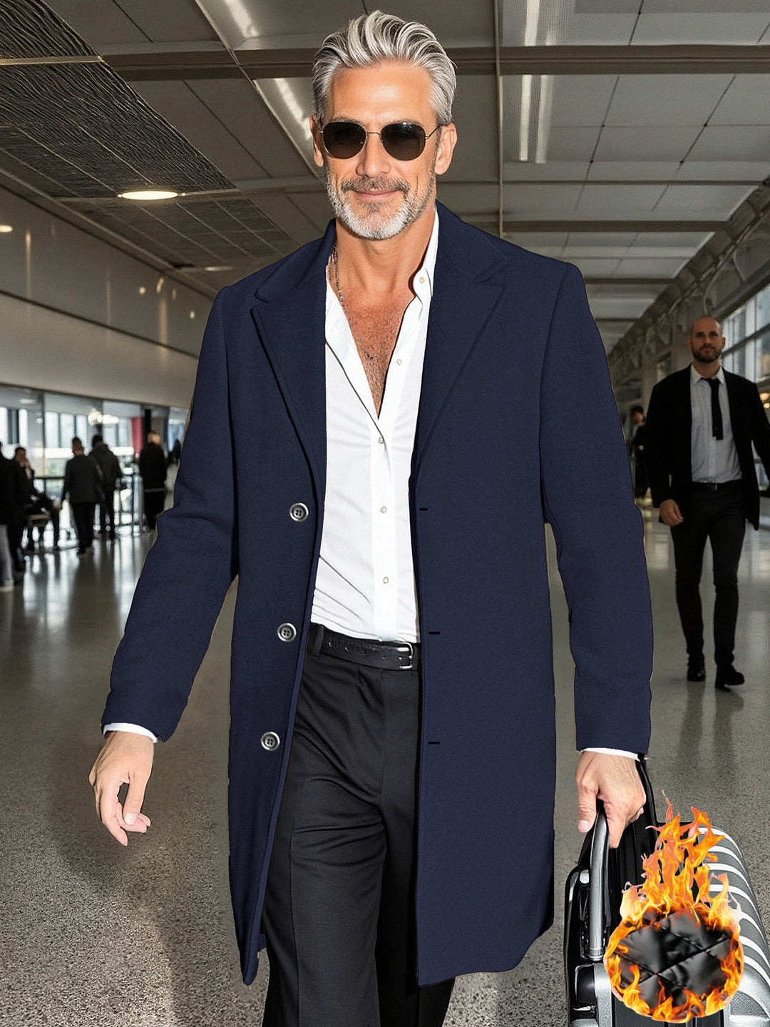 Men's Elegant Double Tunnel Coat High Quality Lune London