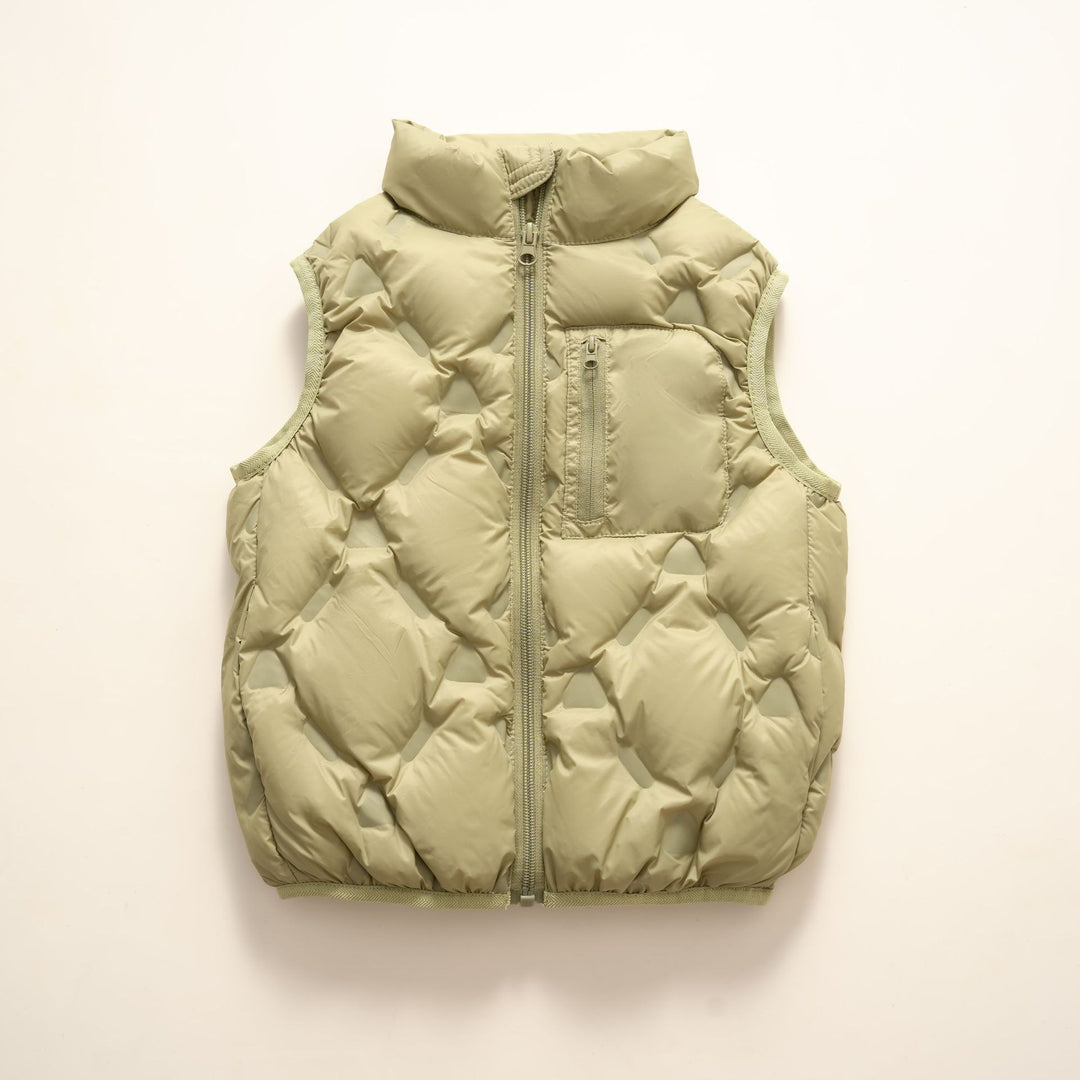 Ladies lightweight quilted jacket with high collar Lune London