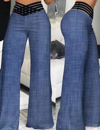 High-waisted palazzo pants for women Lune London