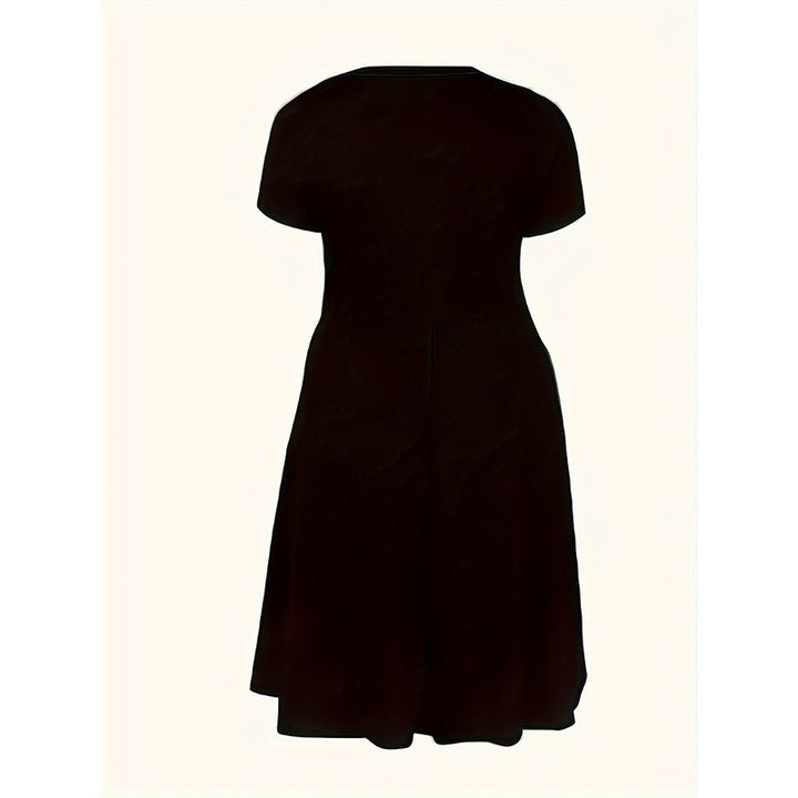 Midi dress for women with side pockets and flared skirt Lune London