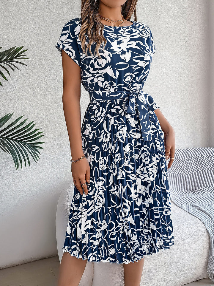 A-line dress for women with bow detail Lune London