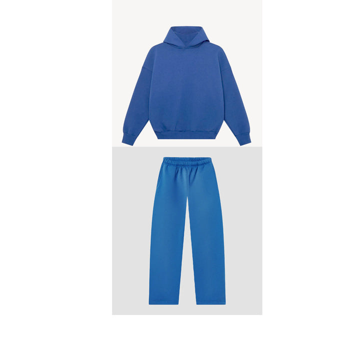 Women's Cozy Sweatshirt and Pants Set with High Collar and Casual Fit Lune London