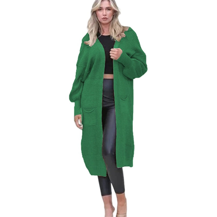 Thick knit cardigan for women with deep pockets and relaxed fit Lune London