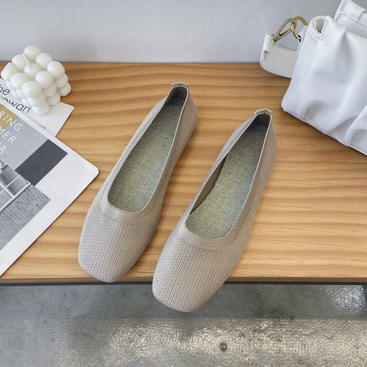 Women's Breathable Ballet Flats Made of Flexible Material Lune London