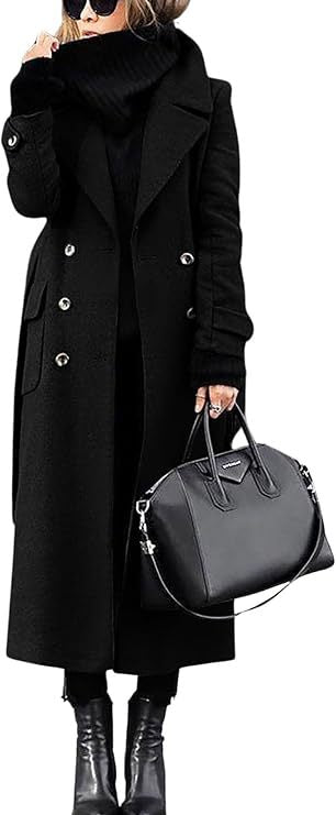 Ladies elegant wool coat Lune London
