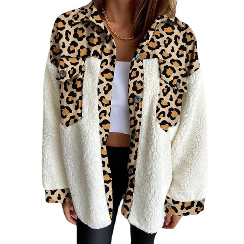 Oversized flannel jacket for ladies with soft lining and practical pockets Amarae