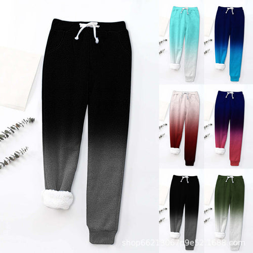 Fleece jogger pants for women with warm inner lining and elastic waistband Amarae