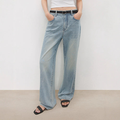 Jean bootcut moderne pour femme à taille haute et design élégant Chic & Stil