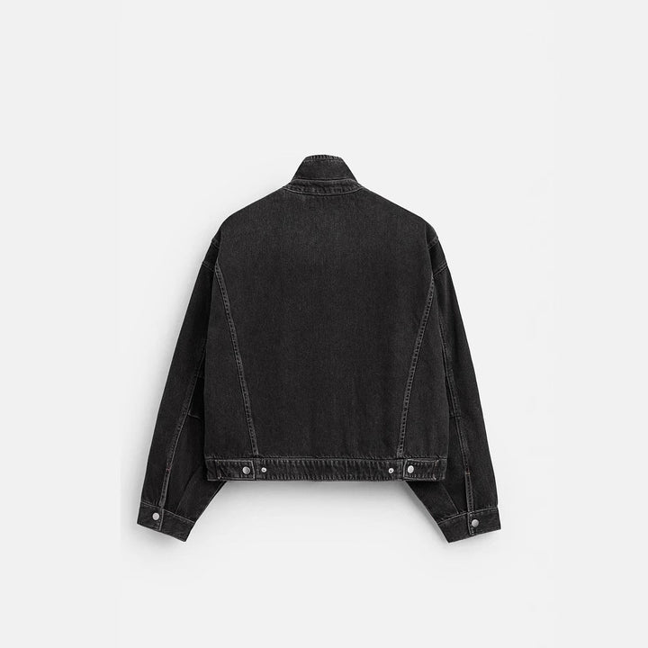 Amarae Men's Denim Bomber Jacket